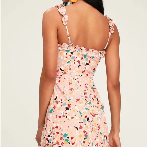 Ruffle strap mini dress - Picture 3 of 3